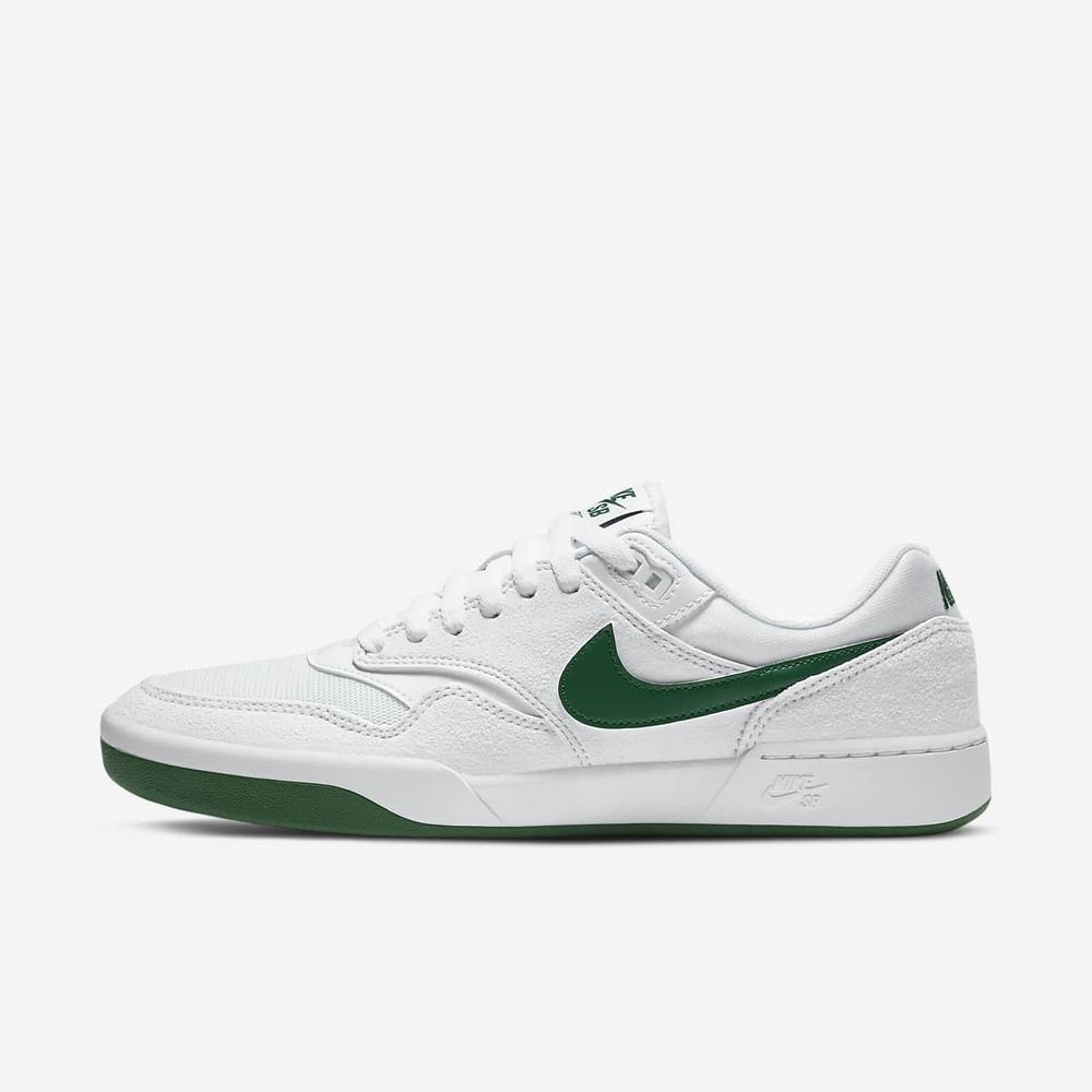 Chaussure De Skate Nike SB GTS Return Blanche 7405-692 White/White/White/Pine Green Homme | MLB-59722595